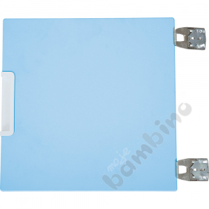Quadro - small doors, soft closing mechanism - light blue