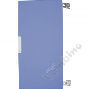 Quadro - medium doors, soft closing mechanism 90,mounted to the partition - blue