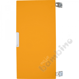 Quadro - medium doors, soft closing mechanism 90,mounted to the partition - orange