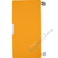 Quadro - medium doors, soft closing mechanism 90,mounted to the partition - orange