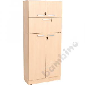 Grande cabinet with folding tabletop - maple