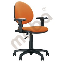 Chair R rotative SMART micro - black - orange