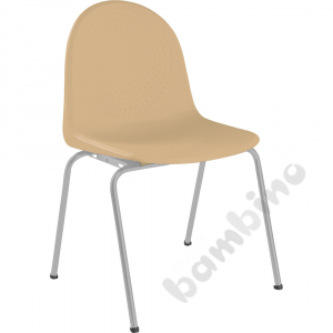 Chair AMIGO alu, beige