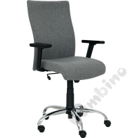 William swivel chair, grey