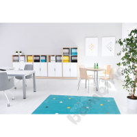 Quadro - XL cabinet with partition and 3 shelves