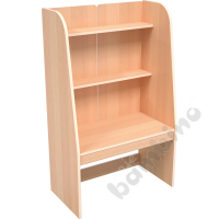 Flexi standing bookcase - birch