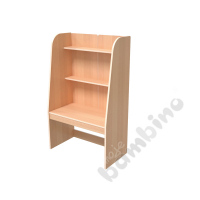 Flexi standing bookcase - birch