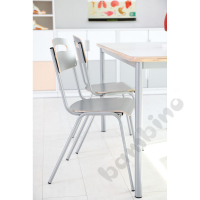 H chair size 6 - grey