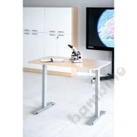 Hugo table with manual height adjustment