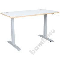 Hugo HPL table with manual height adjustment