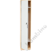 Quadro - single locker 180° lockable - maple, grey door