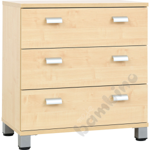 Cabinet Kvadra with 3 drawers
