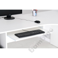 Corner desk Grande, right, white