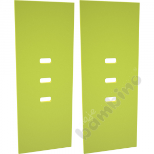 Doors for Rainbow cloakroom - lime, 2 pcs