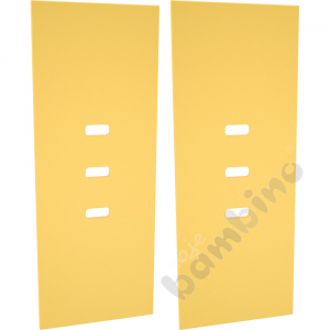 Doors for Rainbow cloakroom - yellow, 2 pcs