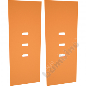 Doors for Rainbow cloakroom - orange, 2 pcs