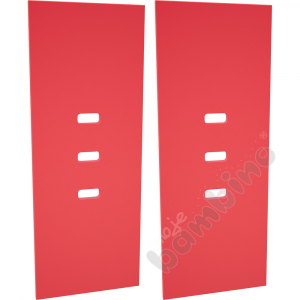 Doors for Rainbow cloakroom - red, 2 pcs
