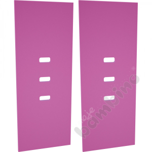 Doors for Rainbow cloakroom - dark pink, 2 pcs