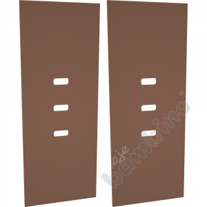 Doors for Rainbow cloakroom - brown, 2 pcs