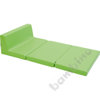 Folding sofa - green