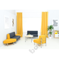 Inflamea 1 sofa, single - mustard