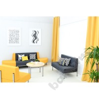 Corner external Inflamea 1 sofa - mustard