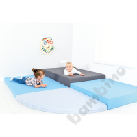 Set of mattresses covered with flame retardant fabric, 4 pcs