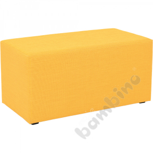 Pouf double Inflamea mustard