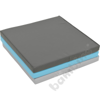 Three-pc mattress blue-grey
