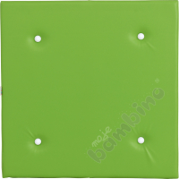 Protective mattress on the wall 100 x 100 limegreen