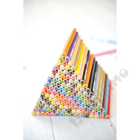 Wooden triangle crayons 144 pcs