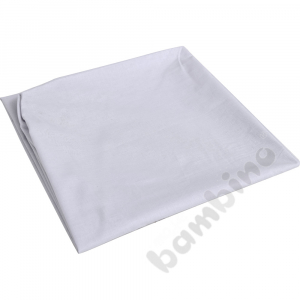 Fitted sheet with an elastic band, gray, 120 x 60 cm