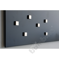 Black Magnetic glass board