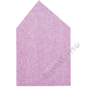 ECO decoration - house medium pink
