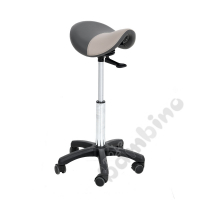 Lux Mobile Stool with office wheels, 40-46 cm