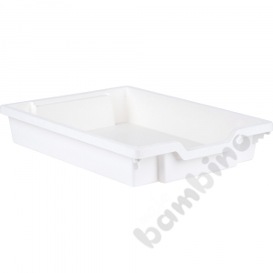 Shallow container 1 white