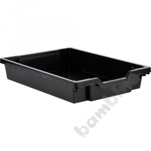 Shallow container 1 black