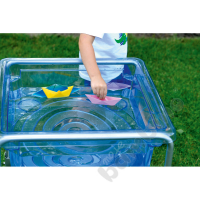 Play tub with lid - transparent