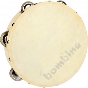 Tambourine with membrane