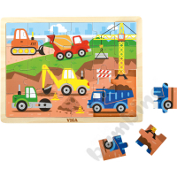 Puzzle - construction vehicles