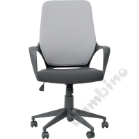 Swivel chair, grey-black