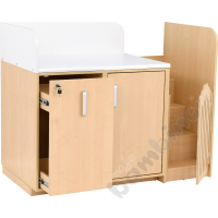 Changing table set with doors - right