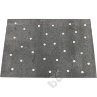Grey carpet with dots 2 x 3 m