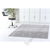 Grey carpet with dots 2 x 3 m