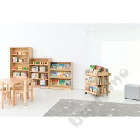 Bookcase Flexi with wheels