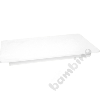 Rectangular tabletop, white