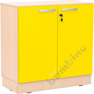 Grande - medium doors, with a lock, 90°. 2 pcs. - yellow