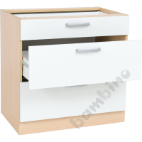 Grande kitchen cabinet with 3 drawers