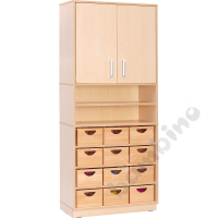 M cabinet with 3 shelves with pilnth