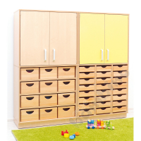 M cabinet with partitions with plinth